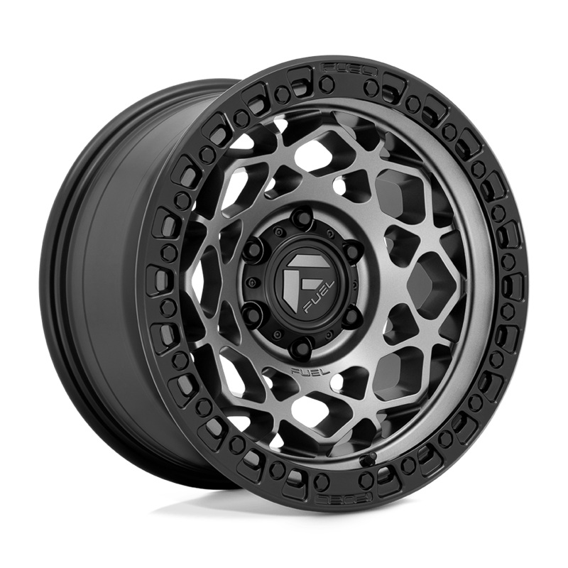 Fuel Wheels D784 Unit 17″ 6×114.3 Gunmetal With Matte Black Ring