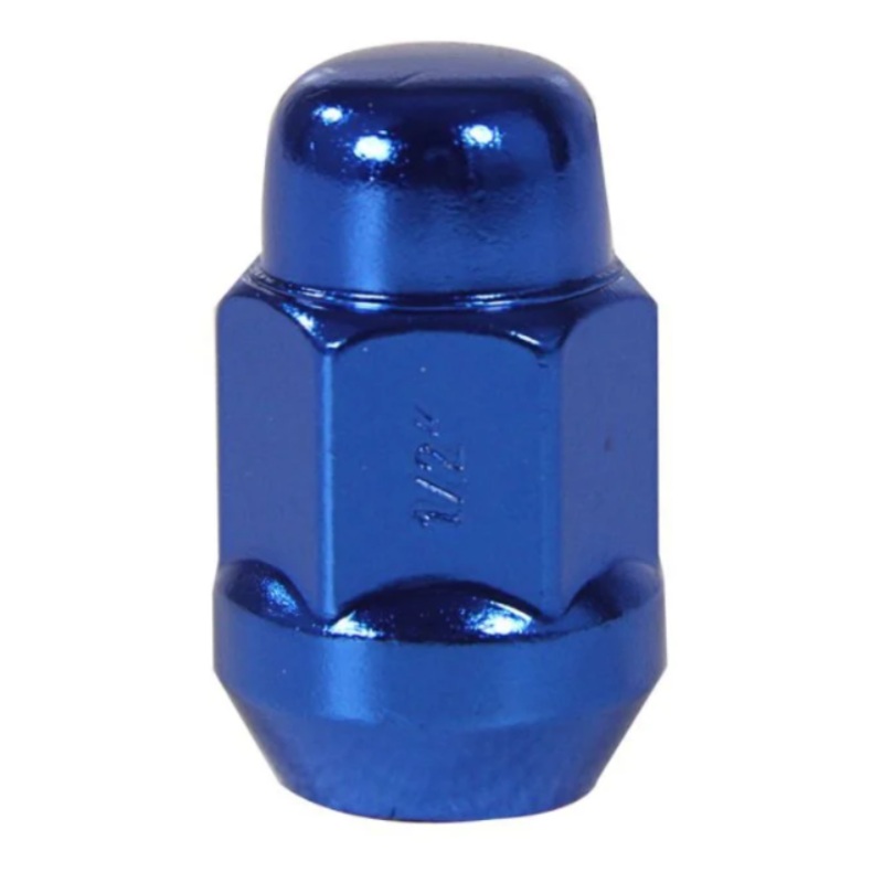 Gorilla Acorn Bulge Lug Nut – 3/4″ Hex – 1/2″-20 Thread Size – Blue Painted Finish