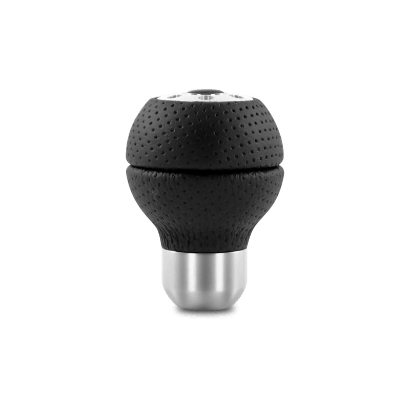 Momo Race Shift Knob – Black Airleather, Aluminum Insert