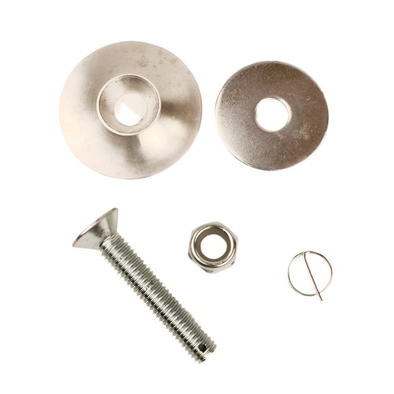 Rectangle Lead Weight Flat Head Drilled Bolt Kit with Clip