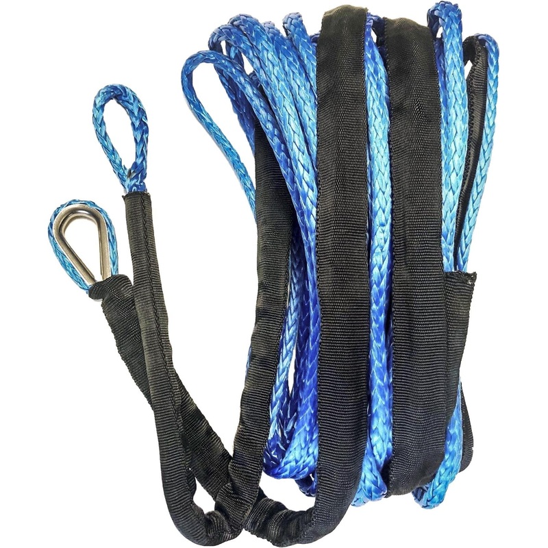 Synthetic Winch Rope 1/4″ Diameter X 50 Ft. Blue by Open Trail