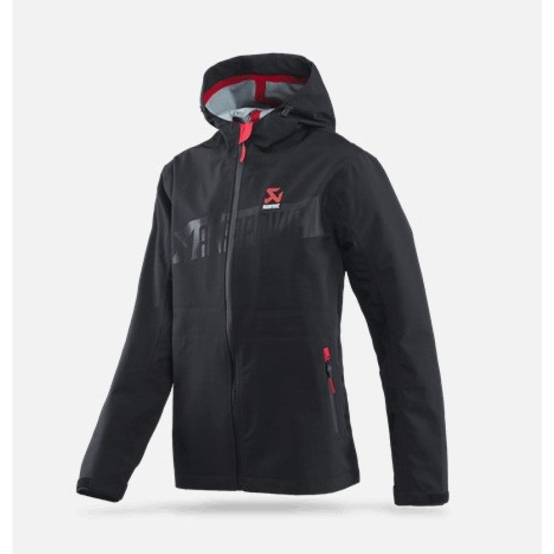 Akrapovic Womens Corpo Rain Jacket Black – XL