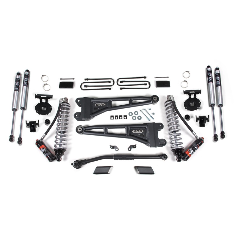 BDS 3in. Radius Arm Lift Kit, FOX 2.5 Coil-Over Conversion – Performance Elite, 2023 – 2024 Ford Superduty F250 / F350 with 6.7L Powerstroke Diesel