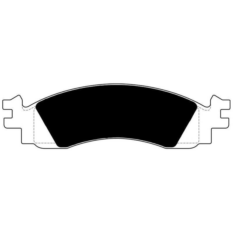 Porterfield Brake Pads for 2008 FORD EXPLORER