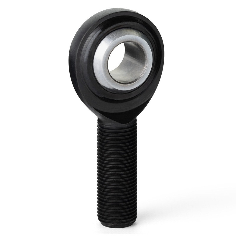 QA1 PCMR8-10T PC Series 2 Piece Alloy Rod End 1/2in. Bore 5/8in.-18 RH Male Thread PTFE Lined