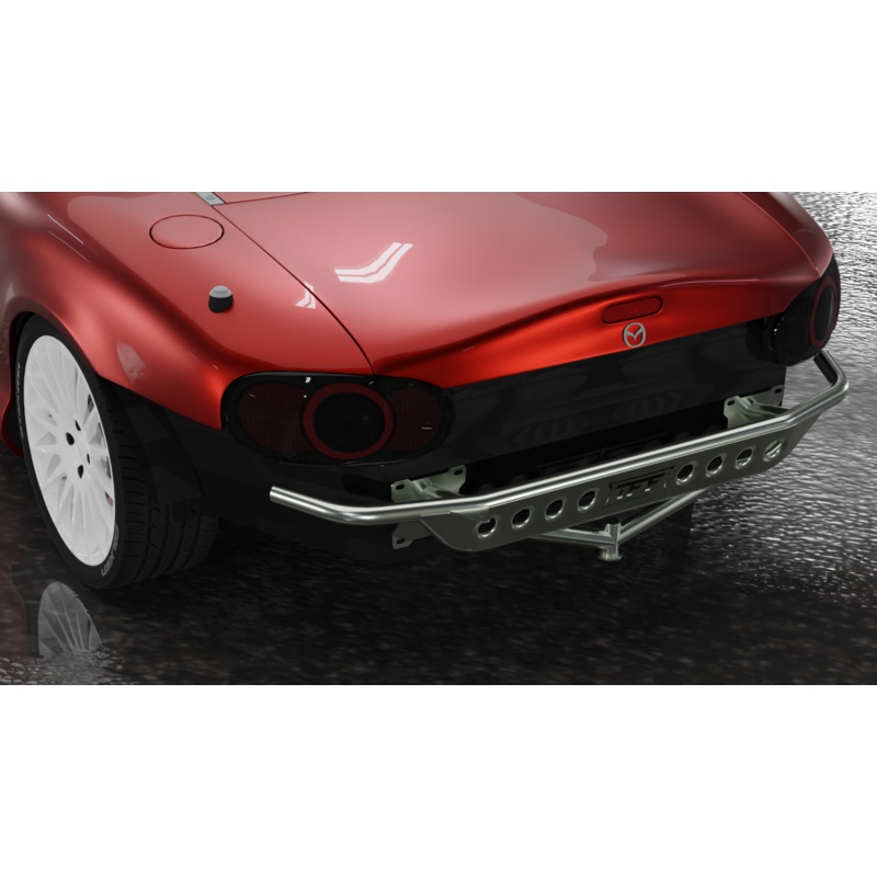 True Focus Fabrication – Mazda Miata (NB) – Street Shark Rear Bash Bar