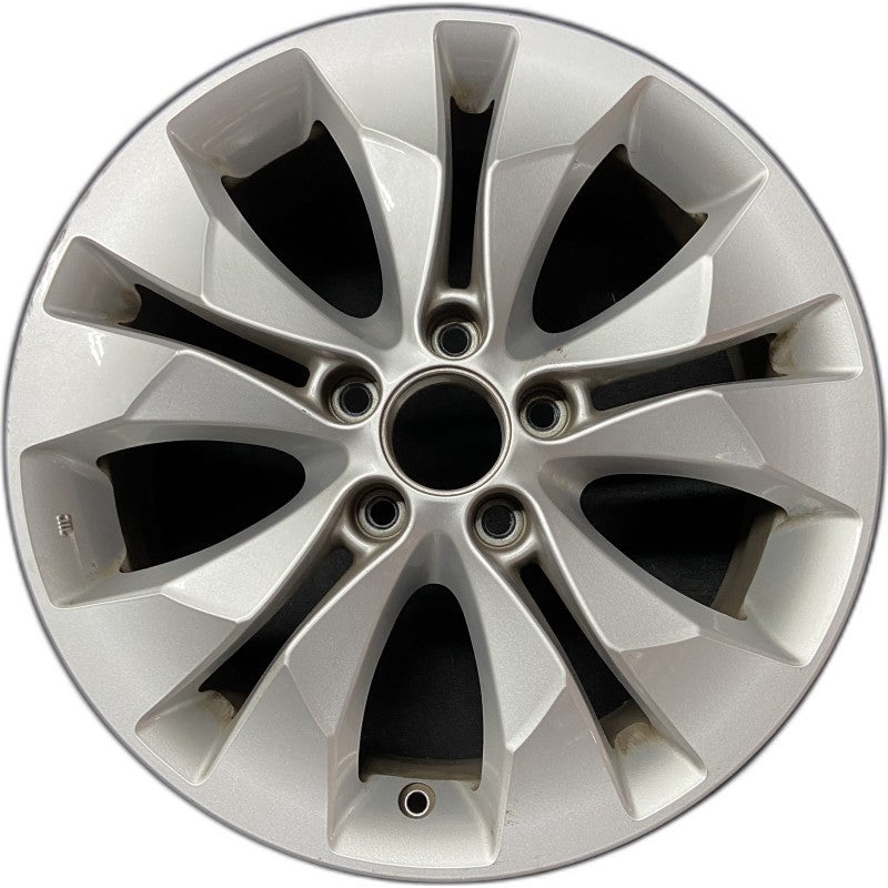 17″ CR-V 12-14 17×6.5 alloy 10 spoke lug nut aligned with narrow slot Original OEM Wheel Rim