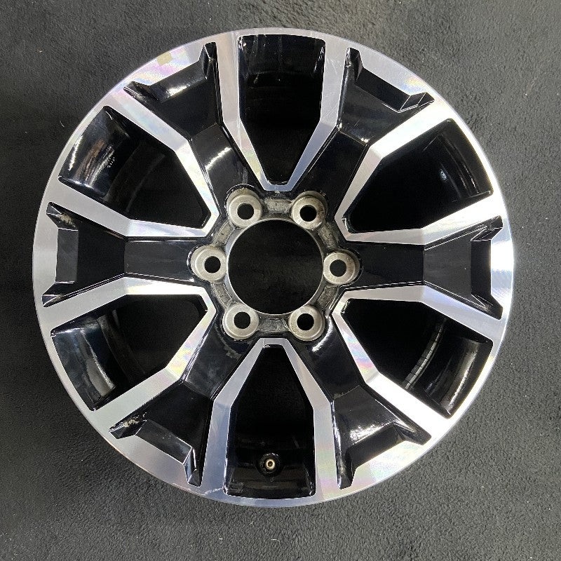 17″ TACOMA 20-23 17×7.5 alloy 6 spoke machined black Original OEM Wheel Rim