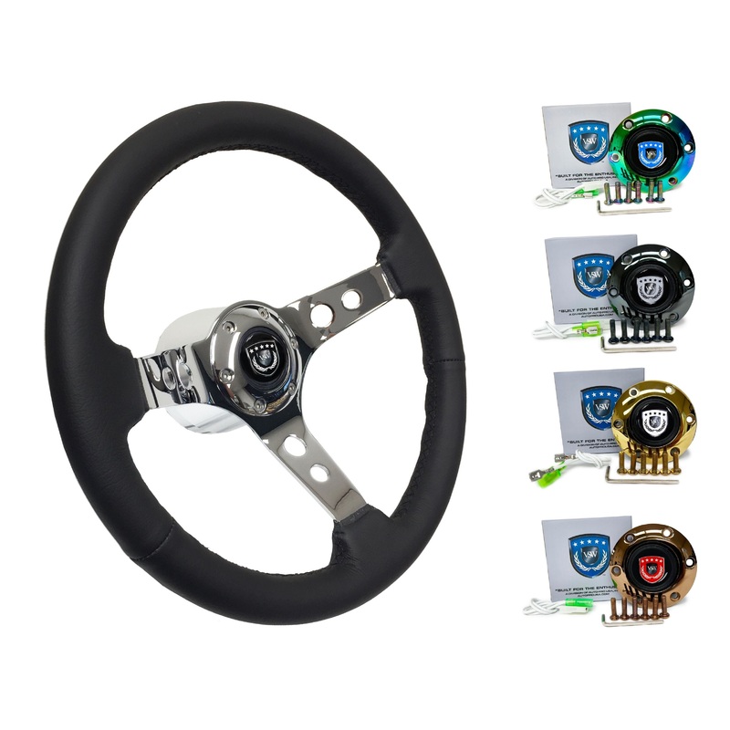 1987 BMW 6 Series Steering Wheel Kit | Black Leather | ST3095