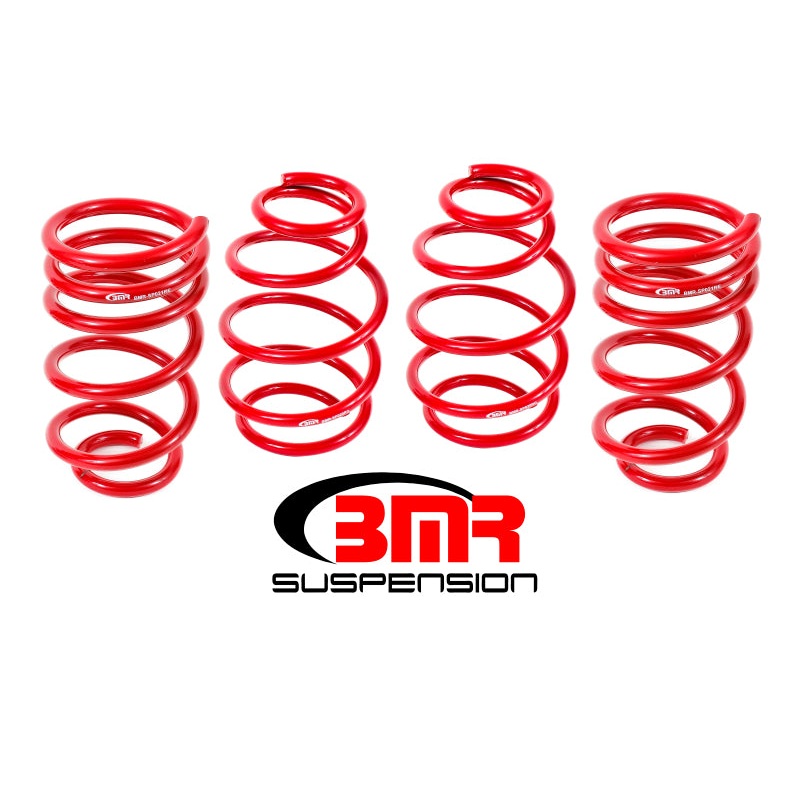 BMR 10-15 5th Gen Camaro V8 Lowering Spring Kit (Set Of 4) – Red