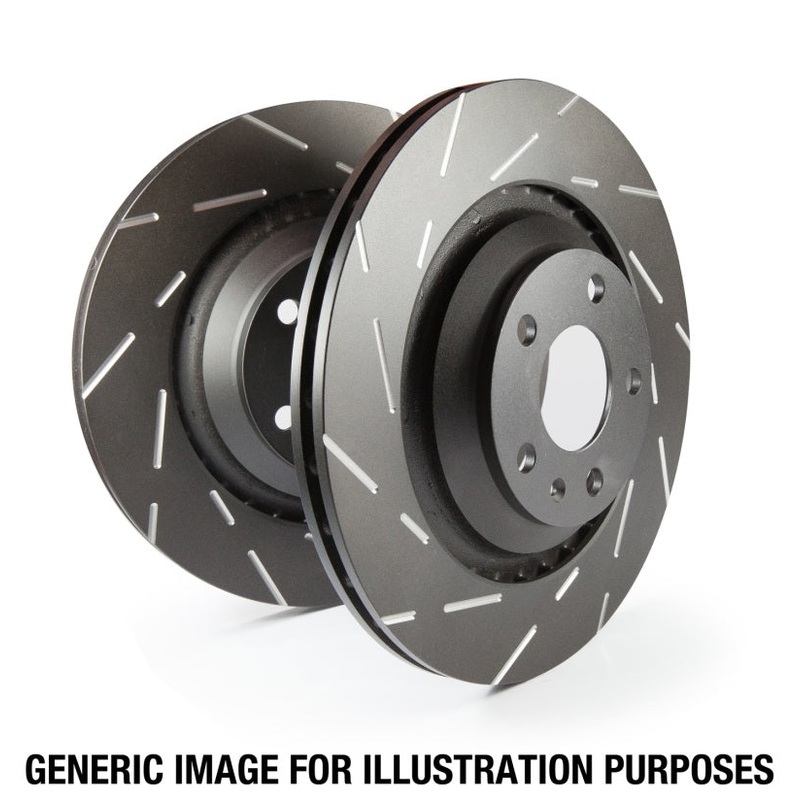 EBC 12+ Ford C-Max 2.0 Hybrid USR Slotted Front Rotors