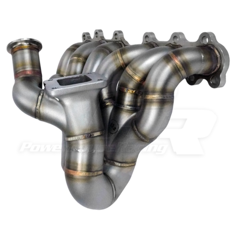 PHR S45QR Turbo Manifold for 2JZ-GTE Collector: Cast Turbine Fitment: T4 4-Bolt Turbo Scroll: Single Scroll Number of wastegates: (S) Single wastegate Wastegate Flange(s): Precision 56mm