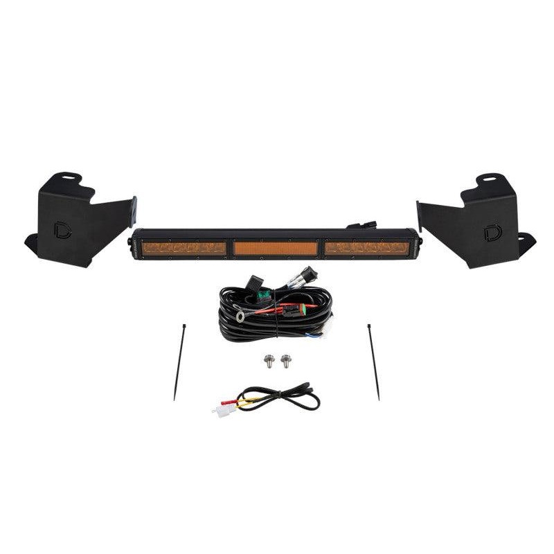 Diode Dynamics 2022 Toyota Tundra Stealth Bumper Light Bar Kit – Amber Combo