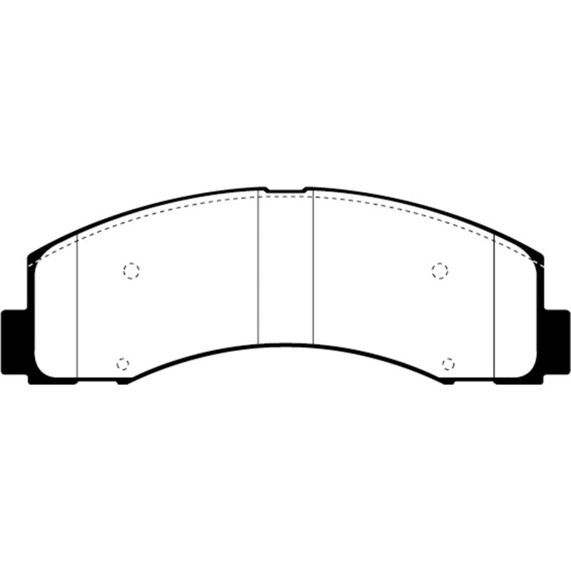EBC 2018+ Ford F-150 2.7L Twin Turbo (2WD) Yellowstuff Front Brake Pads