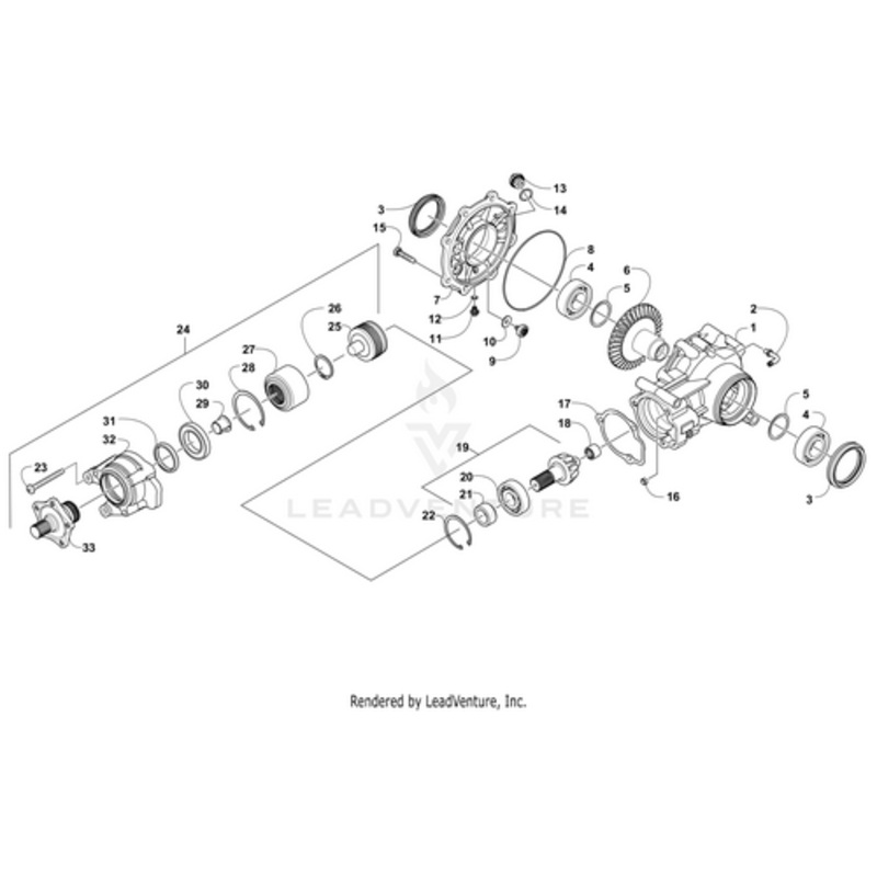 Gearcase Housing by Arctic Cat