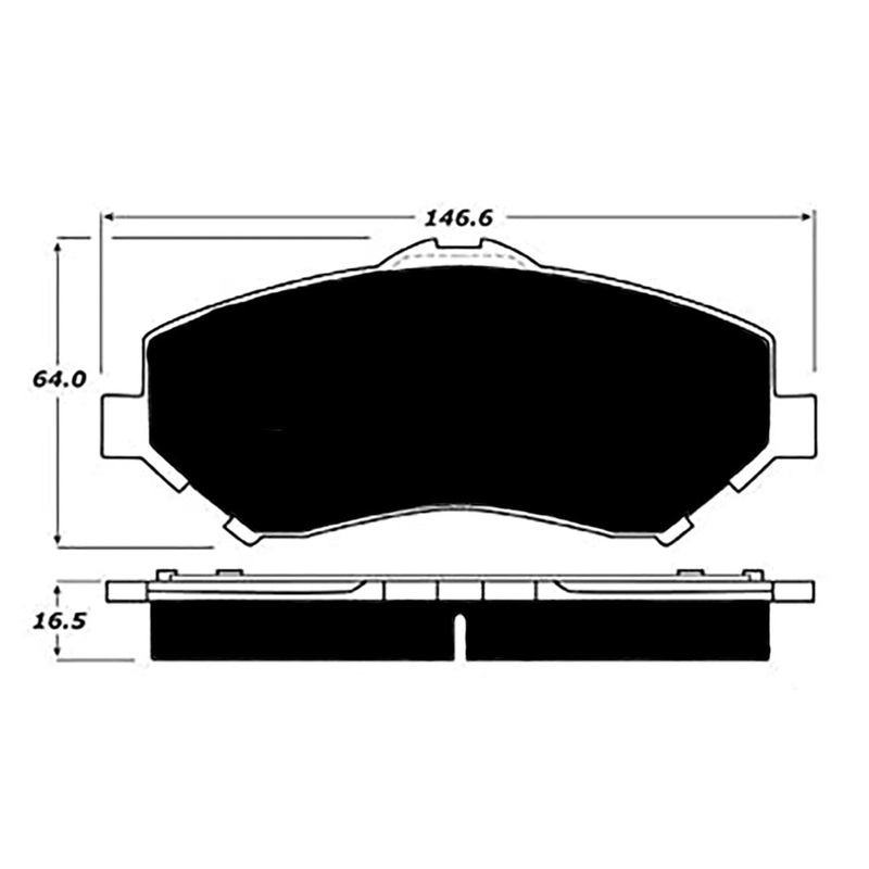 Porterfield Brake Pads for 2011 JEEP LIBERTY