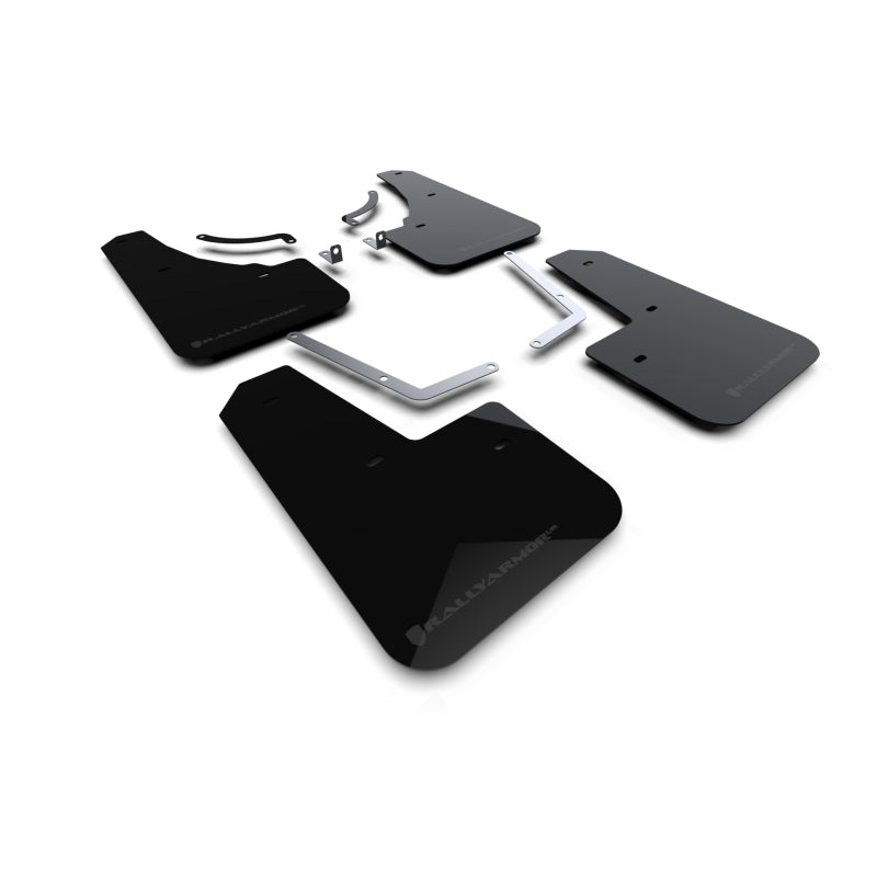 Rally Armor – 2024 Mazda CX-50 Black UR Mud Flap W/Grey Logo (Will Not Fit CX-5)