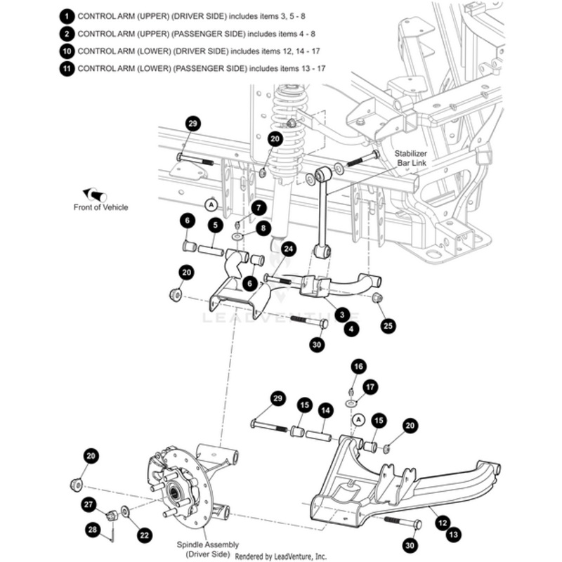 A-Arm – Rear Upper Left (Inc. 3 And 5-8) by Arctic Cat