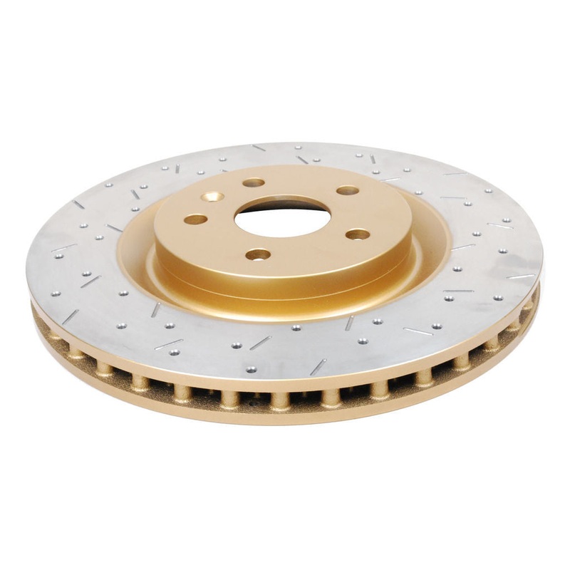 DBA 4000 XS Series Drilled/Slotted Brake Rotor Rear – 2004-2007 STI