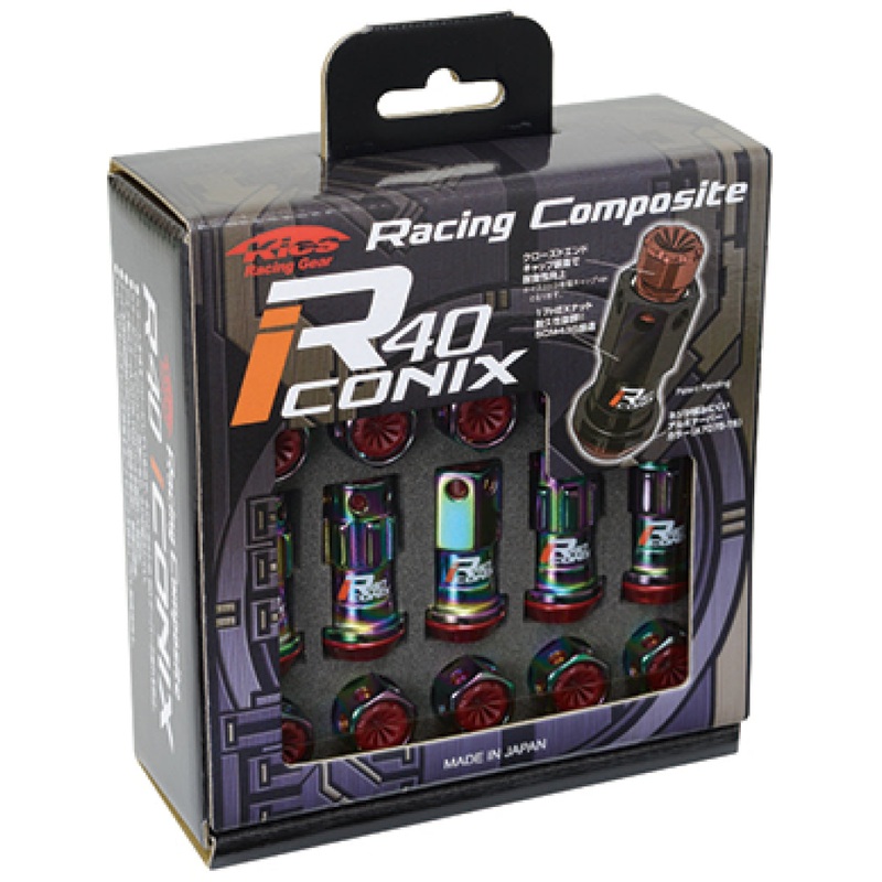 Project Kics 16+4 Locks Neo Chrome R40 Iconix w/o Plastic Cap – 14×1.50