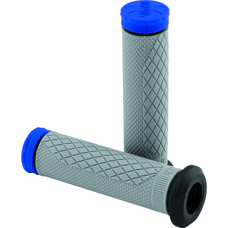 ProTaper Tri Density Full Diamond ATV Grips – Blue