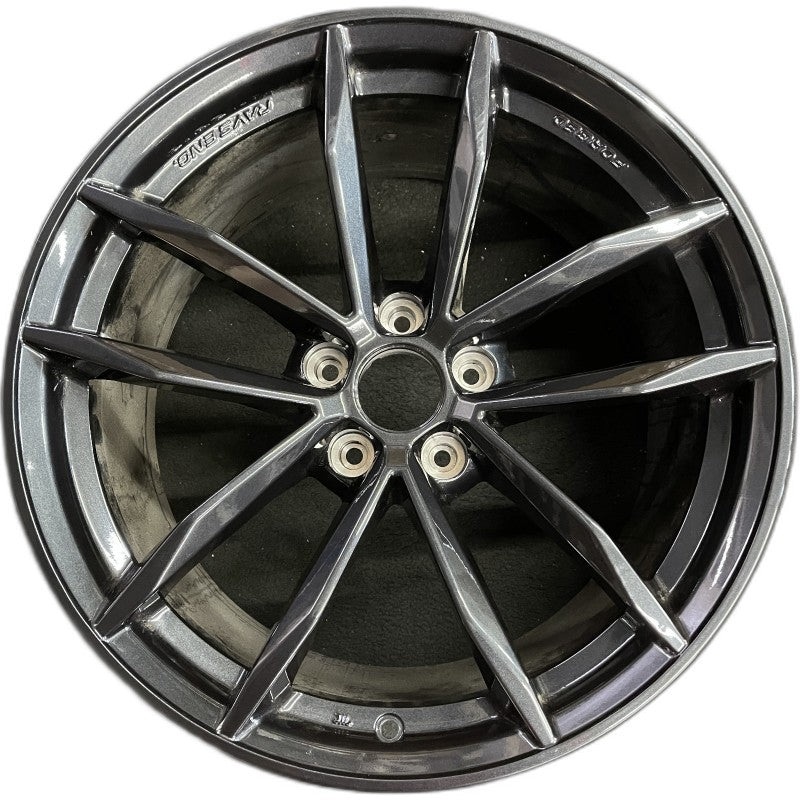 19″ Z 23 19×9.5″ alloy frt Rays forged black Original OEM Wheel Rim