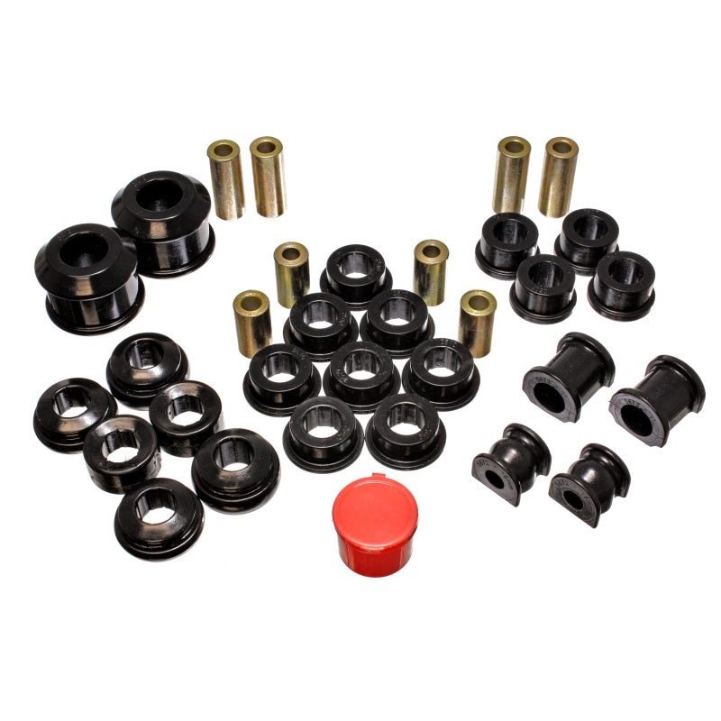 Energy Suspension 02-05 Honda Civic Si Black Hyper-Flex Master Bushing Set