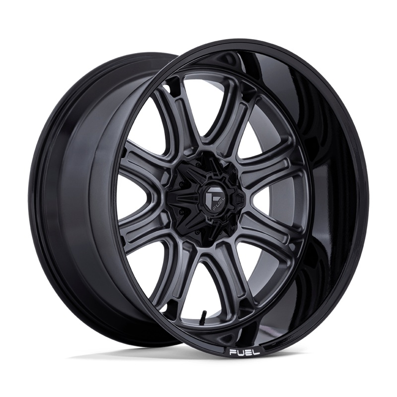 Fuel Wheels Darkstar 20″ 5×127/5×135 Matte Gunmetal With Black Lip