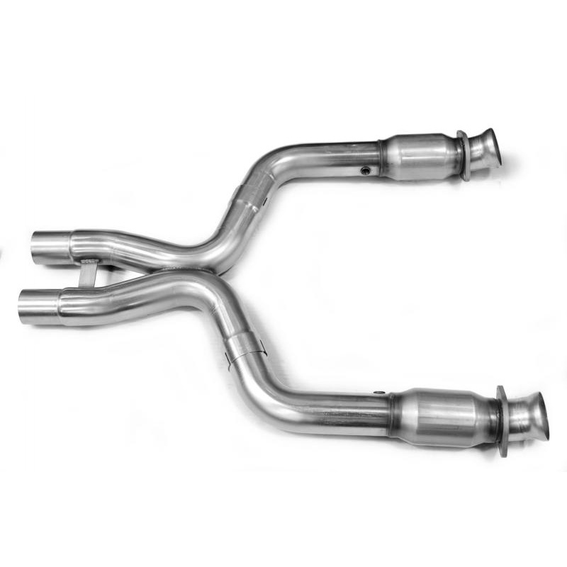 Kooks 11-14 Ford Mustang GT 5.0L 4V 3in x 2 3/4in OEM Exhaust GREEN Cat X Pipe Kooks HDR Req
