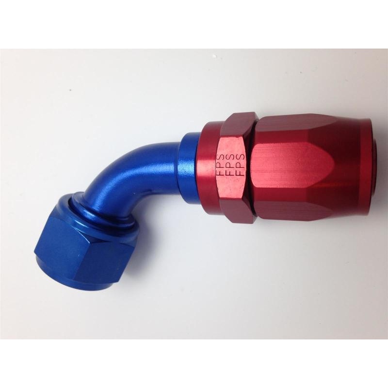 Fragola -10AN x 60 Degree Pro-Flow Hose End – Blue/Red