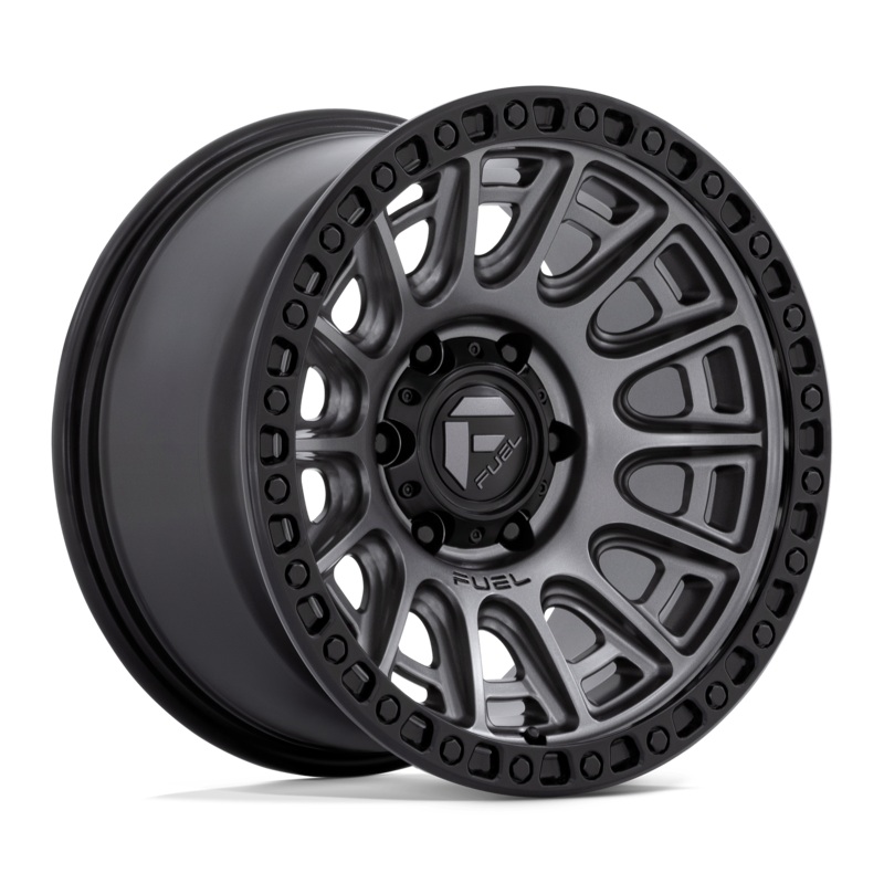 Fuel Wheels D835 Cycle 17″ 5×120 Matte Gunmetal With Black Ring