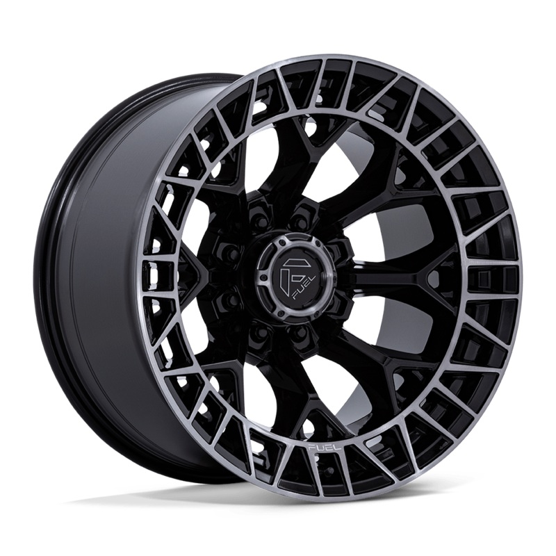 Fuel Wheels FC873 Charger 20″ 8×165.1 Gloss Black Brushed Face Dark Tint