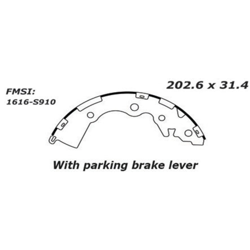 Porterfield Brake Shoes for 2009 KIA RIO R/drums
