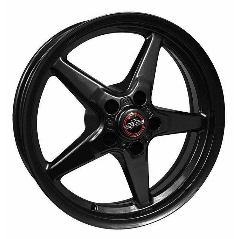 Race Star 92 Drag Star 17×7.00 5×5.00bc 4.25bs Direct Drill Gloss Black Wheel