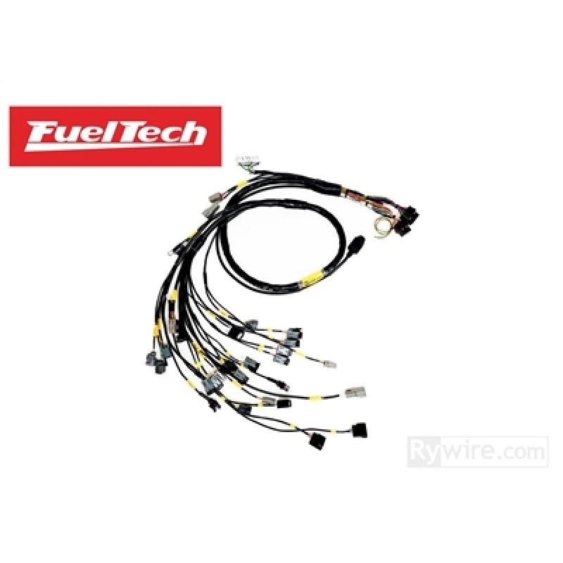 Rywire Honda B-Series (w/Fueltech 550 ECU) Eng Harn w/OBD1 Alt/EV14 Inj/AEM IAT & MAP (Adapter Req)