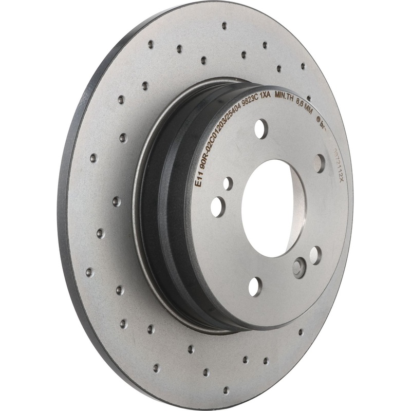 XTRA Drilled Rear Disc Brake Rotor – 08.7211.2X