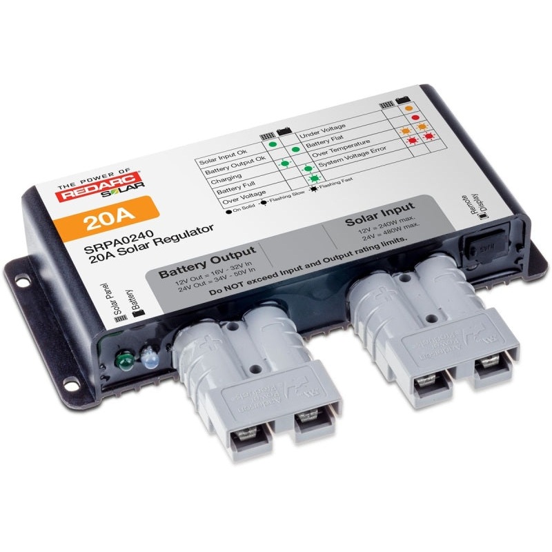REDARC Solar Regulator w/Anderson Connect – 20A