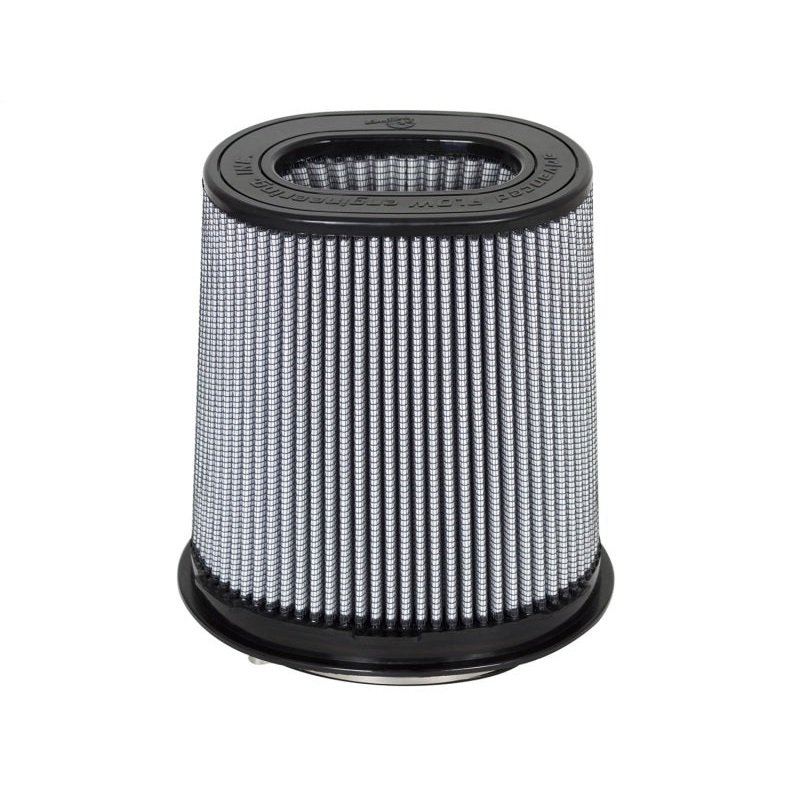 aFe Magnum FLOW Pro DRY S Air Filter 6.75×4.75 Flange 8.25×6.25 Base (Mt2) 7.25×5 Top 8.5 Height