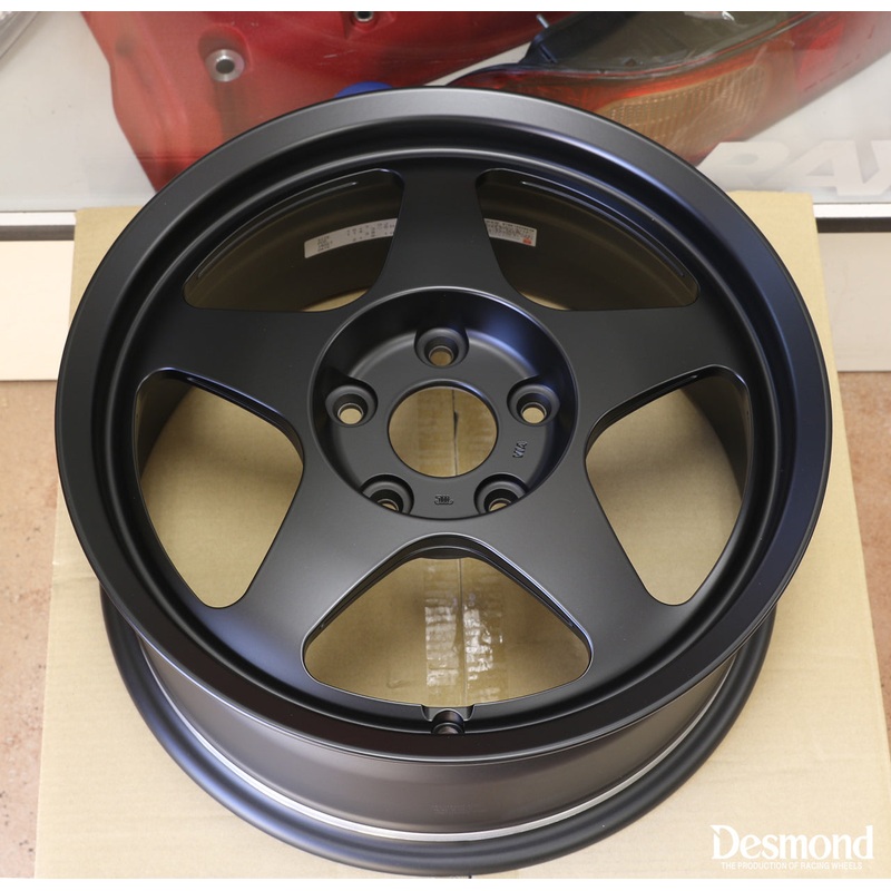 Desmond Regamaster EVO II 16×8 +35 4×100 Matte Black (SET)