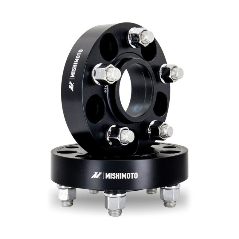 Mishimoto Wheel Spacers – 5X114.3 / 70.5 / 20 / M14 – Black | 001-200BK