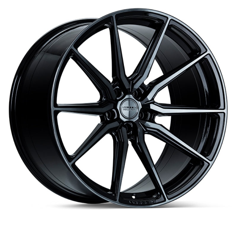 Vossen HF-3 20×9.5 / 5×114.3 – +25 / Deep Face / 73.1 – Tinted Gloss Black Wheel