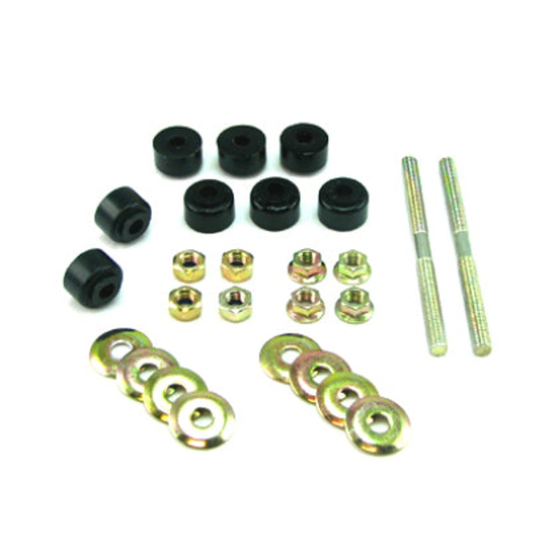 Whiteline Plus Universal Sway Bar Link Threaded Rod w/ Poly Bushes 140mm (W21806S)