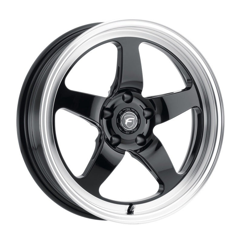 Forgestar D5 Drag 18×5.0 / 5×120 BP / ET-23 / 2.125in BS Gloss Black Wheel