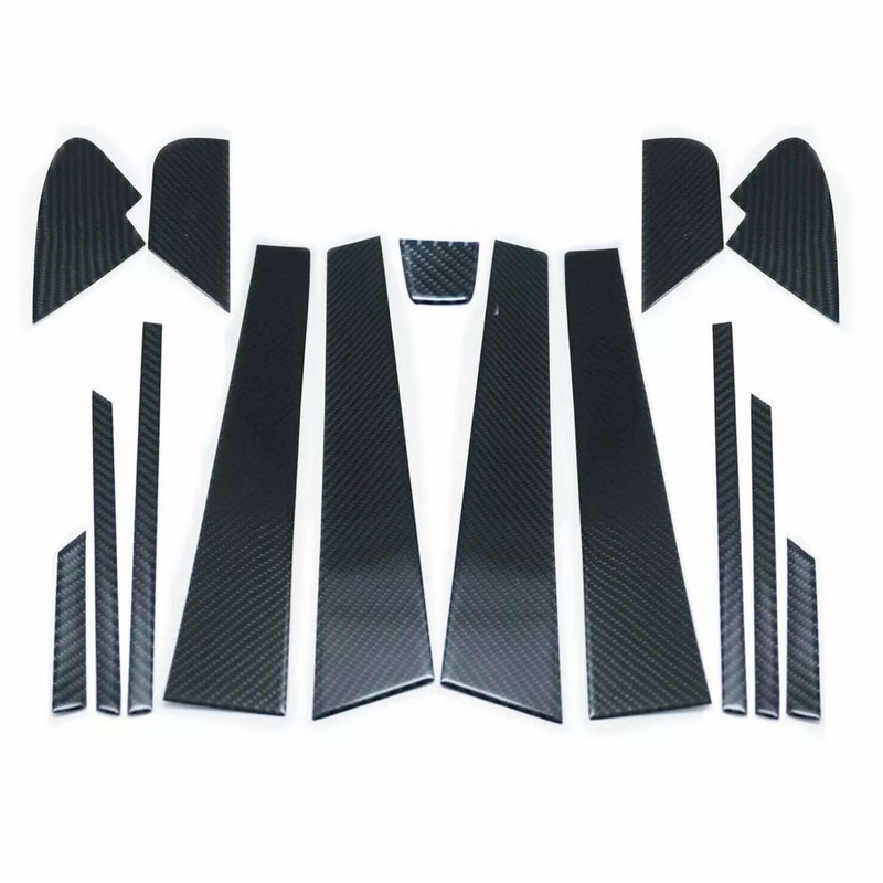 RSI Carbon Fiber Pillar Trim Panel Window Set – 2015-2021 WRX/STI