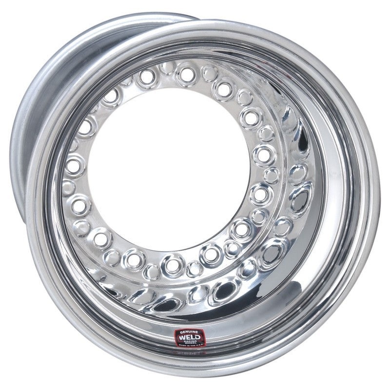 Weld Wide 5 XL Direct Mount 15×13 / 5×10.25 BP / 5in. BS Polished Assembly – Mod Beadlock