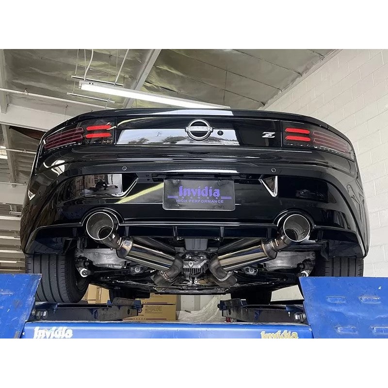 Invidia 2022+ Nissan Z 70mm Gemini Cat Back Exhaust – Single Layer TI Tips | HS22N4Z7GM1STL