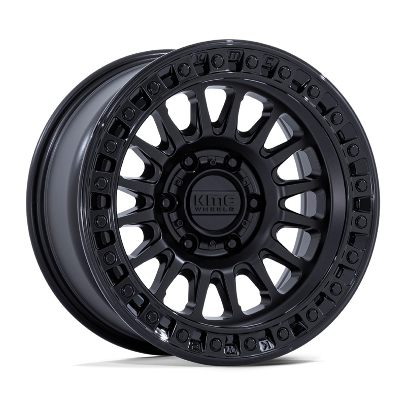 KMC Wheels KM552 IMS 18″ 8×170 Matte Black W/ Gloss Black Lip