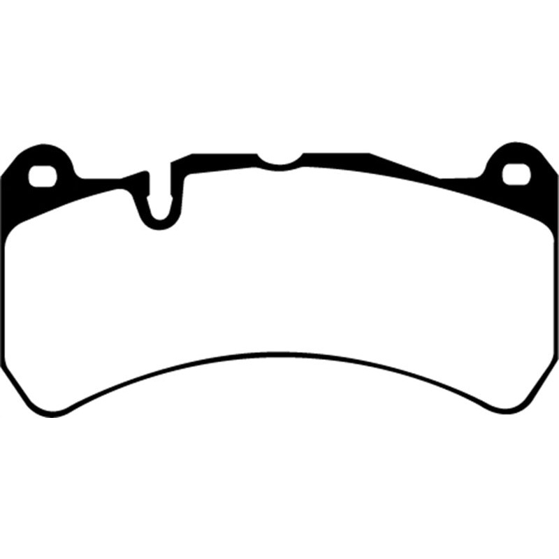 EBC 06-08 Ferrari 599 6.0 Redstuff Front Brake Pads