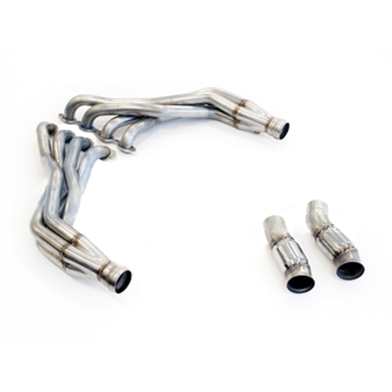 TSP 2016+ Camaro SS 2.00″ Long Tube Headers & Catted Connection Pipes – 304 Stainless Steel