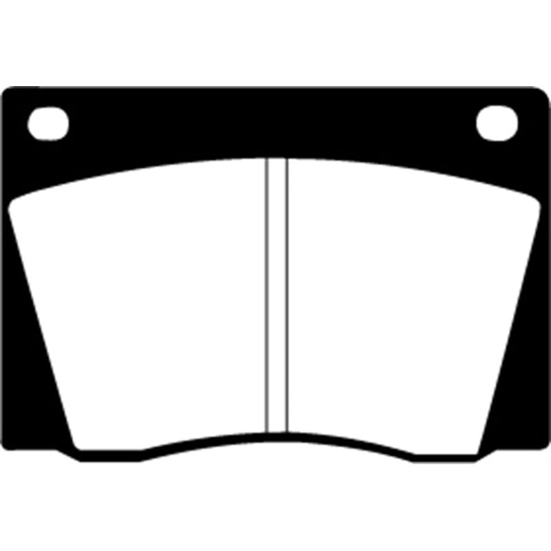 EBC 67-74 Ac 428 7.0 Greenstuff Front Brake Pads